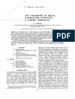 Current Transport in Metal Semiconductor Contacts - A Unified Approach