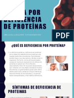 Anemia Por Deficiencia de Proteínas