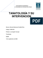 Ensayo 3 Tanatología y Su Intervención - Gradilla Silva Alondra Montserrat