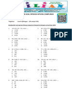 Operasi Hitung Campuran Bilangan Bulat Positif Dan Negatif Level 4