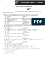 First Periodical Examination in Science 6