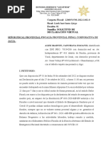 Carpeta Fiscal DECLARACIÓN VIRTUAL ALEX CANCHAYA