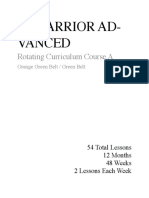 NEW Jr. Warrior Advanced Rotating Curriculum Course A