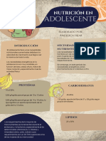 Nutrición en El Adolescente