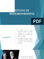 Estudio de Micromovimientos