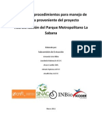 Manual de Procedimientos para Manejo de Madera Proveniente Del Proyecto