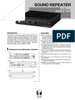 Ev20r - Cs1e - Spec Sheet