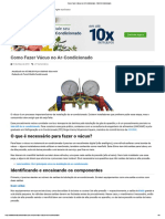 Como Fazer Vácuo No Ar-Condicionado - WebArCondicionado