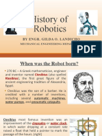 History of Robotics