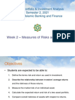 Week 2 - Measures of Risks and Returns