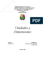 Unidades y Dimensiones