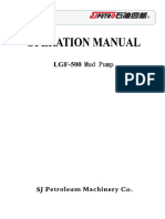 SJ Petro LGF-500 Mud Pump Operation Manual