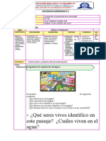 SESIÓN DE APRENDIZAJE #5 Conocemos El Ecosistema de La Comunidad