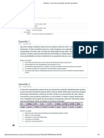 Unidade 2 - Exercícios de Fixação - Revisão Da Tentativa