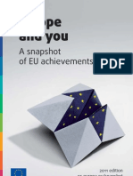 Europe and You: A Snapshot of EU Achievements