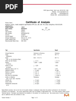 Gliserin COA