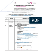 Planifiación Tutorías