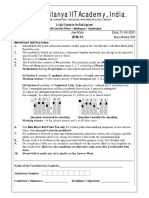 01-04-2021 SR - Super60 & All Jee-Main GTM-16 Question Paper