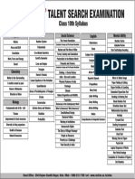 Class 10 Syllabus