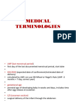 Medical Terminologies