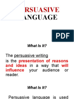 Persuasive Language