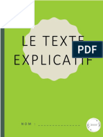 Document Le Texte Explicatif Conrrigé 1