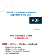 Lecture 5 Cache Optimization