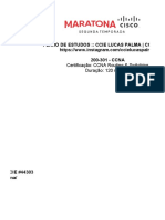 Plano de Estudo - Ccna 200-301 - Ccie Lucas Palma - Maratona Cisco