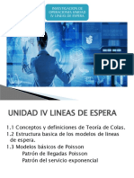 Unidad IV Lineas de Espera