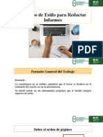 Aspectos de Estilo para Redactar Informes