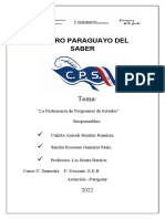 Centro Paraguayo Del Saber: Tema