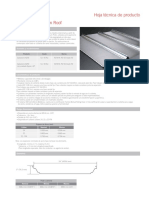 Hoja Técnica de Producto SSR: Standing Seam Roof: Descripción