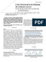 Clasificacion de Flujos y Ecuacion de Continuidad