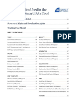 Methodologies Used in The Interactive Smart Beta Tool