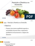 UFCD 3547 - Nutrição e Dietética No Domicilio