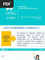 EPSI SEMANA 7 Educación para La Salud AUTOCUIDADO..