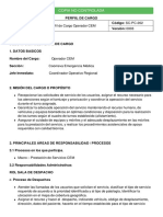 Perfil de Cargo Operador CEM