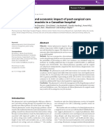 Clinical Benefits and Economic Impact of Post-Surgical Care Provided by Pharmacists in A Canadian Hospital