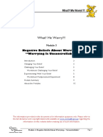 What Me Worry 03 Negative Beliefs About Worry Uncontrollability