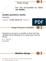 Python - Strings