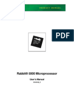 Rabbit® 5000 Microprocessor: User's Manual