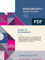 Powerpoint: Presentation