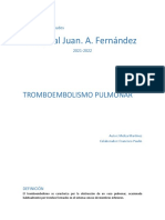 Hospital Juan. A. Fernández: Tromboembolismo Pulmonar