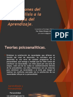 Psicanalisis y Aprendizaje