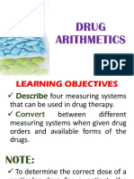 Lecture 8 - Drug Computations