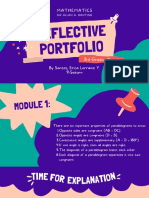 Summative and Reflective Portfolio (Math)