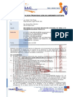 Informe de Supervision #19 Necesidad de Prestacion Adicional de Obra #01