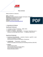 Plano de Ensino Conforto Ambiental - Camila