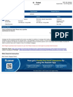 Eticket - Jammu - Del