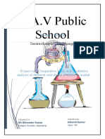 Chemistry Project Class 12 Boards